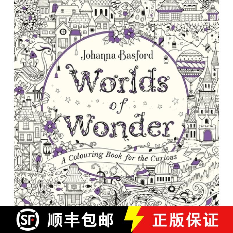【3-4周达】Worlds of Wonder : A Colouring Book for the Curious [9781529107395]