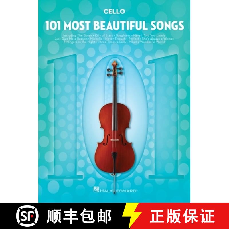 【3-4周达】101 Most Beautiful Songs for Cello - Cello Sheet Music with a Library of Classic Pieces - ... [9781540048288]
