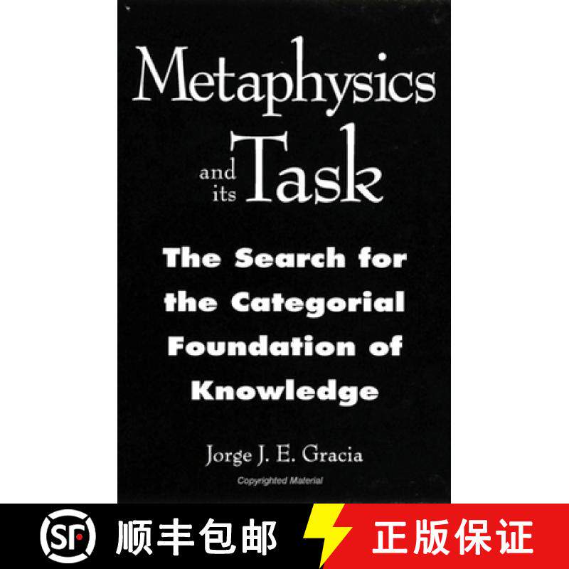【3-4周达】Metaphysics and Its Task: The Search for the Categorcal Foundation of Knowledge [9780791442142]