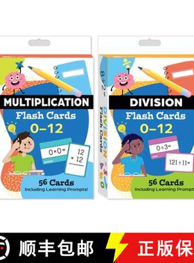 【3-4周达】Multiplication & Division Flash Card 2-Deck Set [9798330922475]