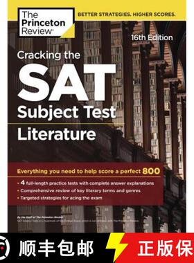 Cracking the SAT Subject Test in Literature, 16th Edition: Everything You Need to Help Score a Perfec... [9781524710781]