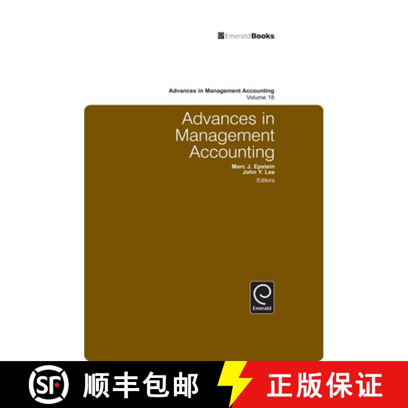 【3-4周达】Advances in Management Accounting [9781849507547]