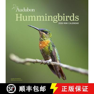 【3-4周达】Audubon Hummingbirds Mini Wall Calendar 2026 [9781523531066]