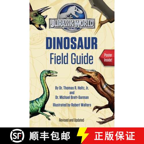 【3-4周达】Jurassic World Dinosaur Field Guide (Jurassic World) [9780553536850]