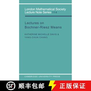 Lectures Bochner Means 4周达 Riesz 9780521312776