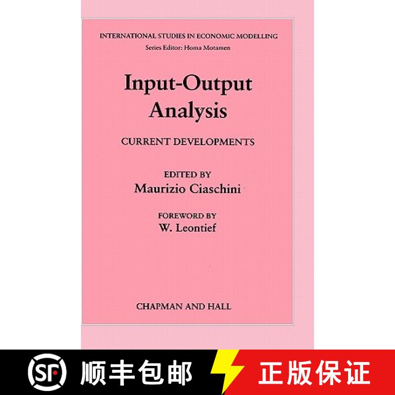 【3-4周达】Input-Output Analysis: Current Developments [9780412284304]