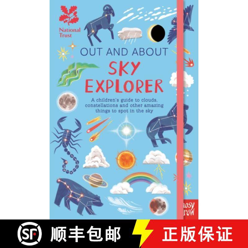 【3-4周达】National Trust: Out and About Sky Explorer: A children's guide to clouds, constellations a... [9781839948480]