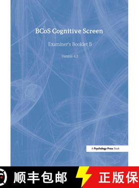 【3-4周达】Bcos Cognitive Screen: Examiner's Booklet B (Pack of 15) [9781848721104]
