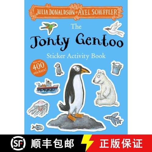 【3-4周达】Jonty Gentoo Sticker Activity Book (PB) [9780702334641]