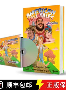 【3-4周达】American Tall Tales Audiobook and Companion Reader Bundle [With CD (Audio)] [9781945841866]