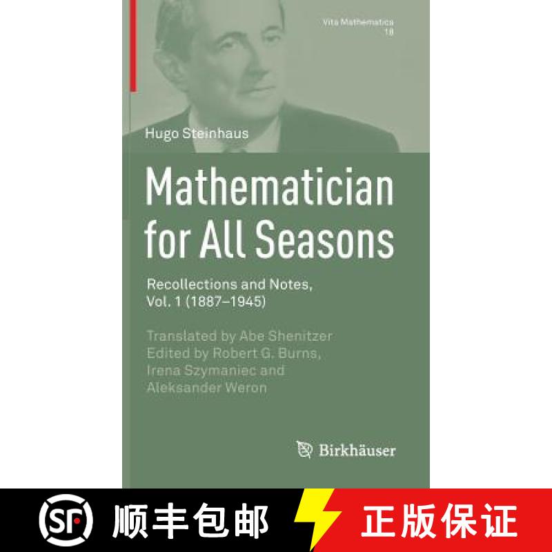 【3-4周达】Mathematician for All Seasons : Recollections and Notes Vol. 1 (1887-1945) [9783319219837]