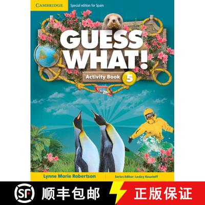 【3-4周达】Guess What! Level 5 Activity Book with Home Booklet and Online Interactive Activities Span... [9788490361801]