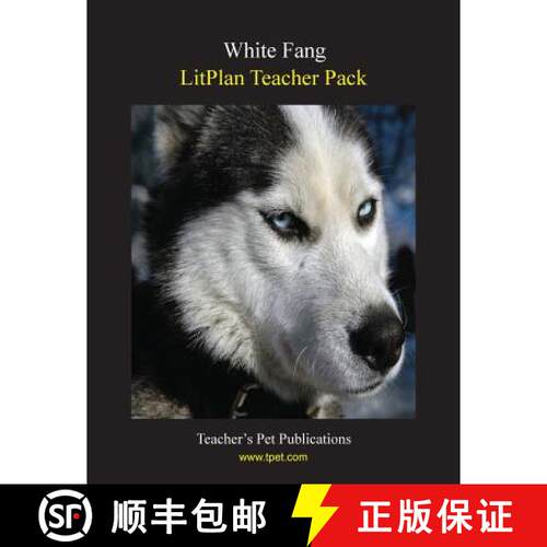 【3-4周达】Litplan Teacher Pack: White Fang [9781602492738]