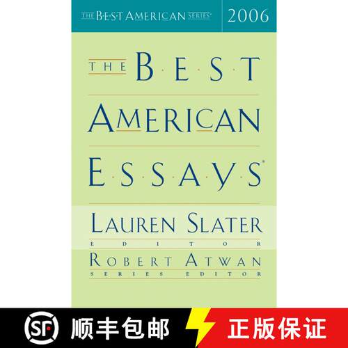 【3-4周达】The Best American Essays 2006 [9780618705290]