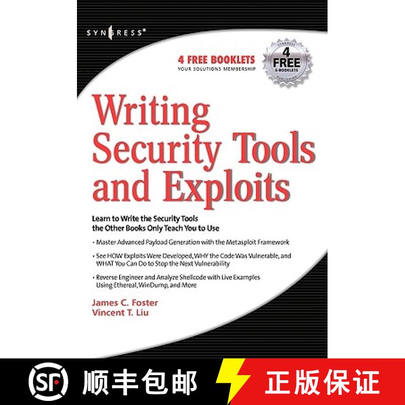 【3-4周达】Writing Security Tools and Exploits [9781597499972]