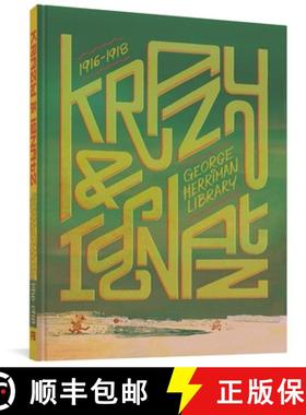【3-4周达】The George Herriman Library: Krazy & Ignatz 1916-1918 [9781683962557]