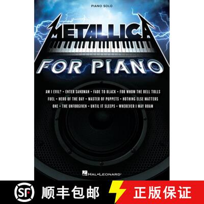 【3-4周达】Metallica for Piano Solo: A Dozen Favorites by the Quintessential Heavy Metal Band Arrange... [9798350157246]