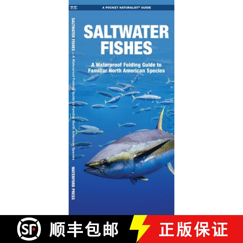 预订 Saltwater Fishes: A Waterproof Folding Guide to Familiar North American Species [9781620055472]