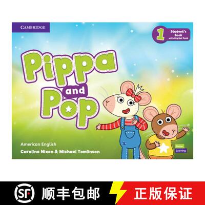 【3-4周达】Pippa and Pop Level 1 Student's Book with Digital Pack American English [9781108928571]