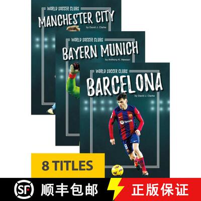 【3-4周达】World Soccer Clubs (Set of 8) [9781634949682]