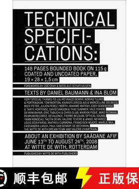 【3-4周达】Sa�dane Afif: Technical Specifications [9789073362840]