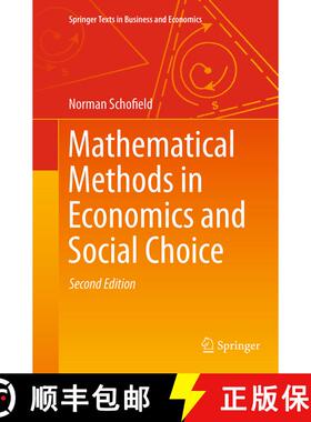 【3-4周达】Mathematical Methods in Economics and Social Choice (Softcover reprint of the original 2nd... [9783662499726]