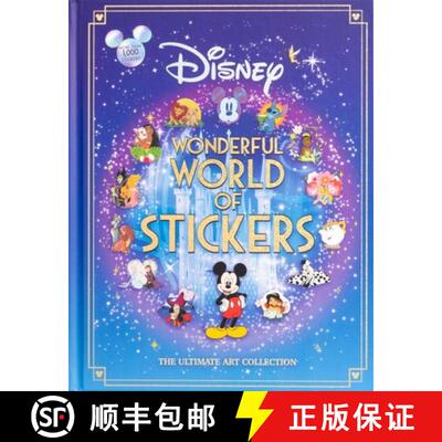 【3-4周达】Disney Wonderful World of Stickers [9781667210230]