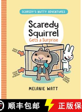 预订 Scaredy Squirrel Gets a Surprise: (A Graphic Novel) [9780593307588]