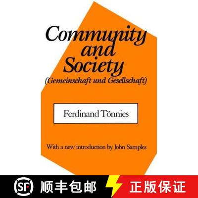 【3-4周达】Community & Society: (Gemeinschaft und Gesellschaft) [9781138520868]