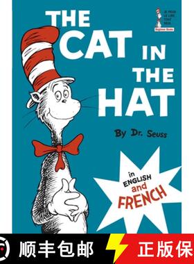 【3-4周达】The Cat in the Hat in English and French [9780394801711]