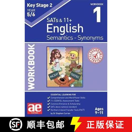 【3-4周达】KS2 Semantics Year 5/6 Workbook 1 - Synonyms [9781910106495]
