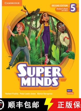 【3-4周达】Super Minds Second Edition Level 5 Student's Book with eBook British English [With eBook] [9781108812337]