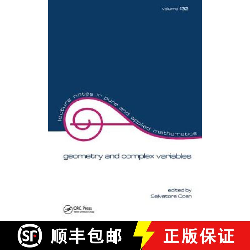 【3-4周达】Geometry and Complex Variables: proceedings of an international meeting on the occasion of... [9781138441927]