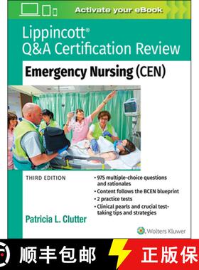 【3-4周达】Lippincott Q&A Certification Review: Emergency Nursing (Cen) [9781975114558]