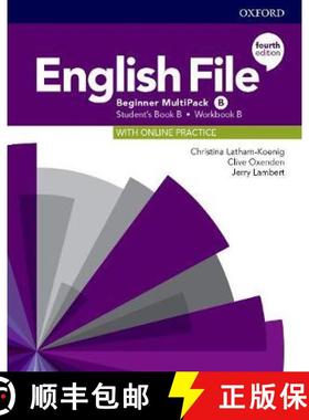 【3-4周达】English File: Beginner: Student's Book/Workbook Multi-Pack B [9780194029766]