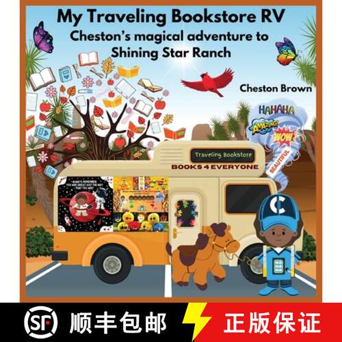【3-4周达】My Traveling Bookstore RV: Cheston's magical adventure to Shining Star Ranch [9798868991462]