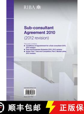【3-4周达】Riba Sub-Consultant Agreement 2010 (2012 Revision) [9781859464571]
