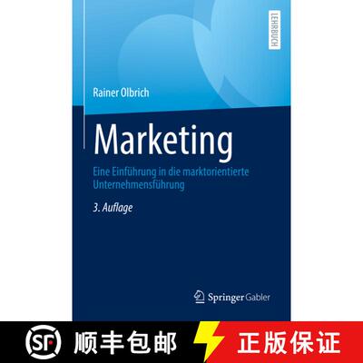 【3-4周达】精装 Marketing: Eine Einführung in die marktorientierte Unternehmensführung (3., vollst.... [9783662649442]