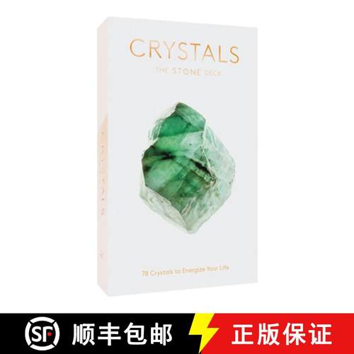 【3-4周达】Crystals: The Stone Deck: 78 Crystals to Energize Your Life (Crystals and Healing Stones, ... [9781452173283]
