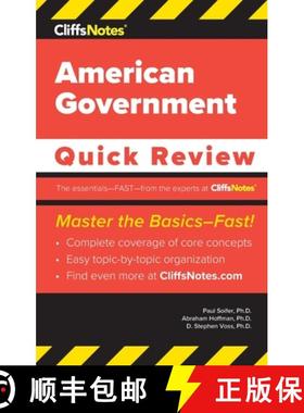预订 CliffsNotes American Government: Quick Review [9781957671635]