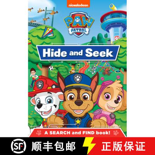 【3-4周达】PAW Patrol Hide and Seek: A Search and Find Book [9780008680794]