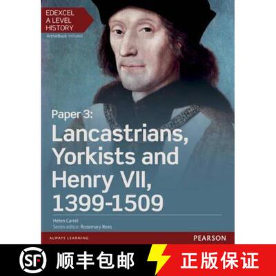【3-4周达】Edexcel A Level History, Paper 3: Lancastrians, Yorkists and Henry VII 1399-1509 Student B... [9781447985396]