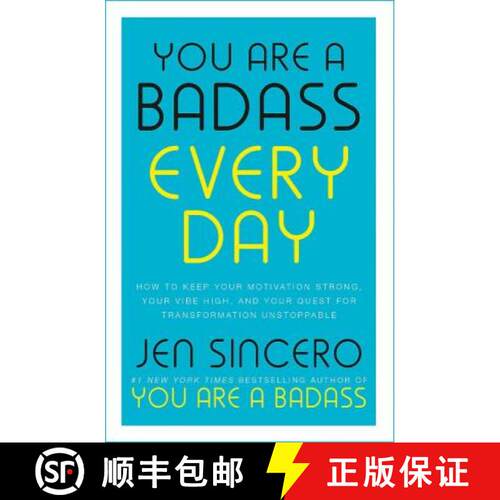 【3-4周达】精装 You Are a Badass Every Day: How to Keep Your Motivation Strong, Your Vibe High, and Y... [9781529380477]