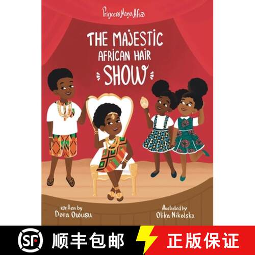 【3-4周达】精装 Princess Nana Afia : The Majestic African Hair Show [9781736803820]