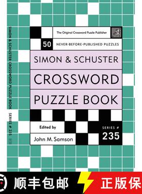 【3-4周达】Simon and Schuster Crossword Puzzle Book #235: The Original Crossword Puzzle Publisher [9780743243889]
