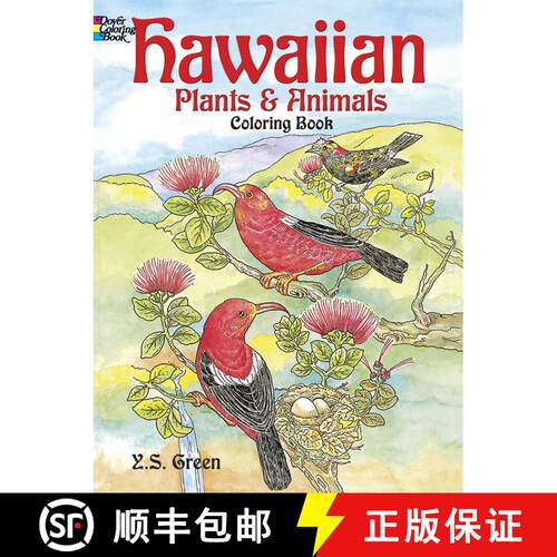 预订 Hawaiian Plants and Animals Colouring Book [9780486403601]