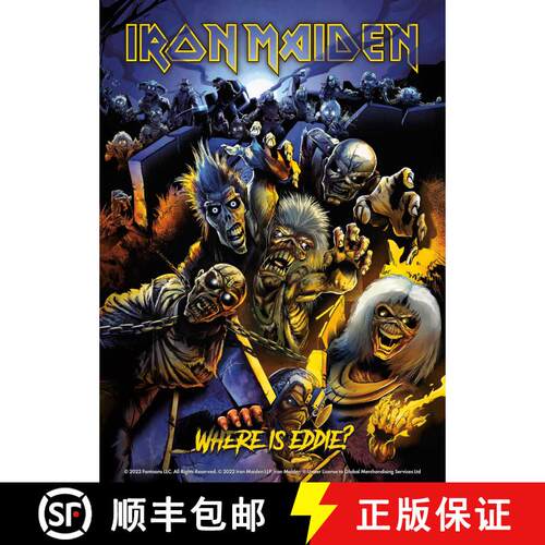 【3-4周达】Iron Maiden: Where is Eddie? [9781970047332]