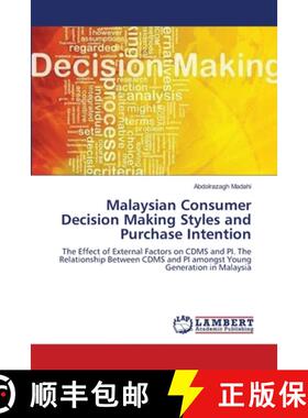 预订 Malaysian Consumer Decision Making Styles and Purchase Intention [9783659176364]