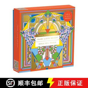 【3-4周达】Frank Lloyd Wright Imperial Hotel Peacock Rug 500 Piece Foil Puzzle [9780735357815]