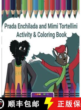 【3-4周达】Prada Enchilada and Mimi Tortellini Activity & Coloring Book [9781943610105]